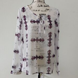 Cruel woman's blouse print sheet lge New